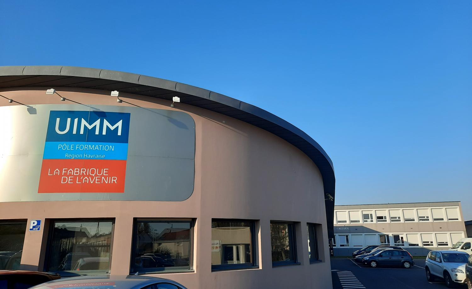 Façade extérieure du site de formation au Havre
