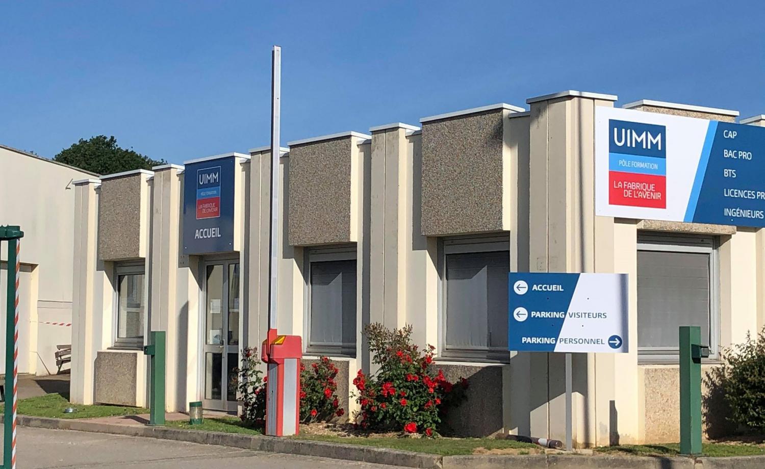 Façade extérieure du site de formation situé à Evreux
